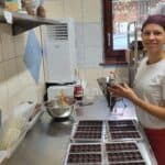Spaß bei der Uhudler Schokoladen Produktion